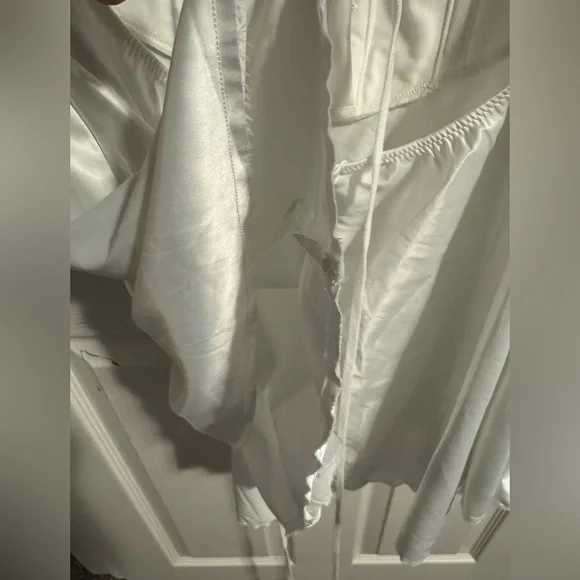 SKIMS  Woven Shine Corset Mini Dress Small - Picture 9 of 13